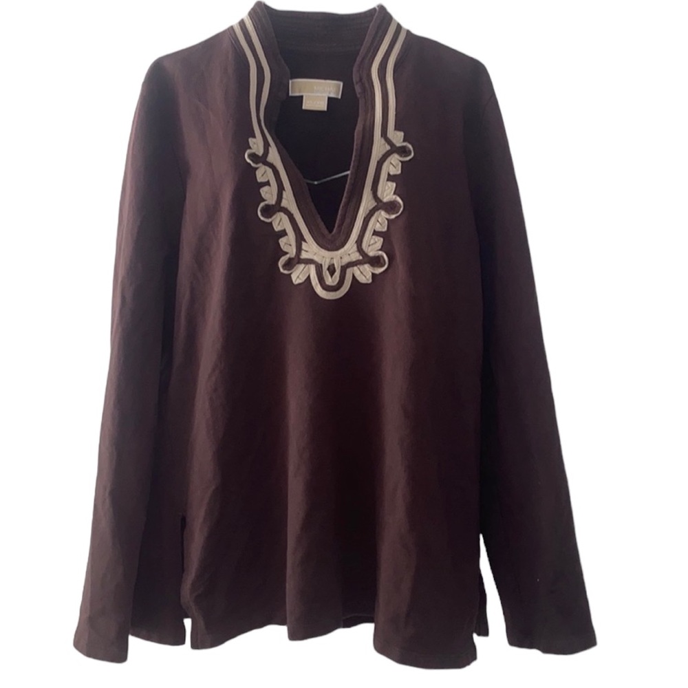 MICHAEL‎ KORS BROWN XL 100% COTTON